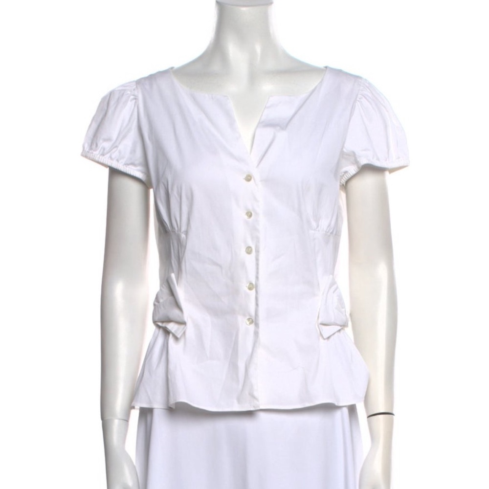 Moschino White Cotton Top